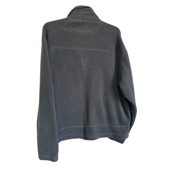 Cabelas Mens Black Full Zip Fleece Jacket L Reg Outdoor Warm Layer Gorpcore Work - Picture 2 of 12
